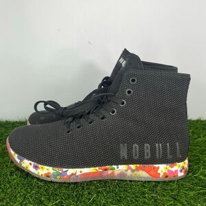 NoBull Sneakers Womens SZ 9 BLK Outwork Wild High Top Trainers Athletic Shoes